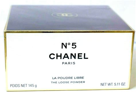 chanel 5 loose body powder|chanel dusting powder no 5.